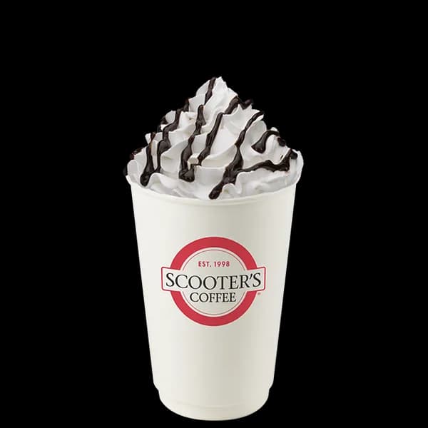 Fudgelicious Latte from Scooter's Coffee (official product photo)