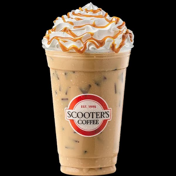 Iced Caramelicious from Scooter's Coffee (official product photo)